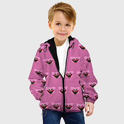 Куртка с капюшоном детская Киси Миси спасла нас, цвет: 3D-черный — фото 2