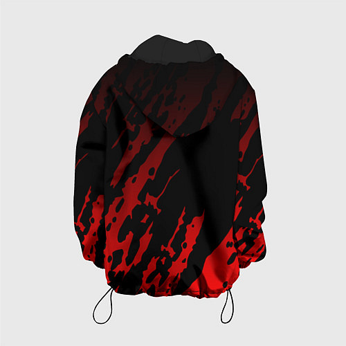 Детская куртка Yamaha - Красные пятна / 3D-Черный – фото 2