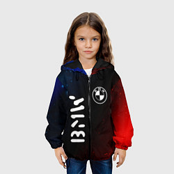 Куртка с капюшоном детская BMW BMW Звезды, цвет: 3D-черный — фото 2