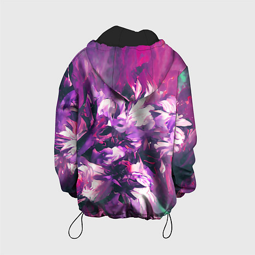 Детская куртка Wild flowers / 3D-Черный – фото 2