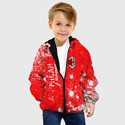 Куртка с капюшоном детская AC MILAN AC Milan Sport Арт, цвет: 3D-черный — фото 2