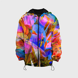 Детская куртка Красочный цветочный паттерн Лето Colorful floral p