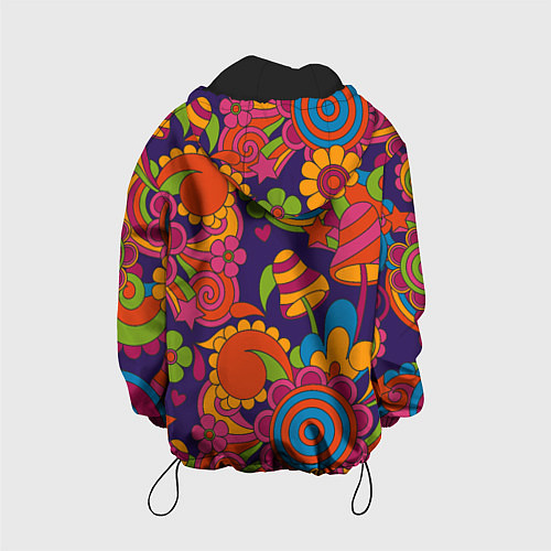 Детская куртка Психоделический сюжет / 3D-Черный – фото 2