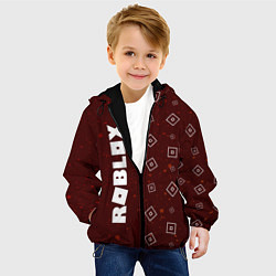 Куртка с капюшоном детская ROBLOX - Краска, цвет: 3D-черный — фото 2
