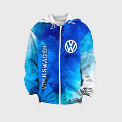 Куртка с капюшоном детская VOLKSWAGEN Volkswagen Пламя, цвет: 3D-белый