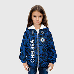 Куртка с капюшоном детская CHELSEA F C, цвет: 3D-белый — фото 2