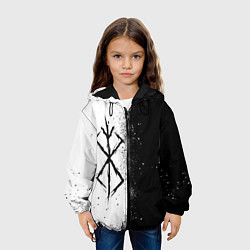 Куртка с капюшоном детская КЛЕЙМО ЖЕРТВЫ ЧБ БЕРСЕРК, цвет: 3D-черный — фото 2