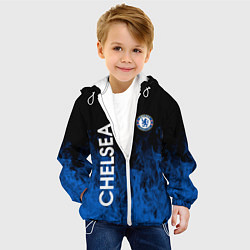 Куртка с капюшоном детская Chelsea пламя, цвет: 3D-белый — фото 2