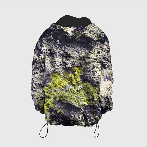Детская куртка Каменная Стена С Мхом / 3D-Черный – фото 2