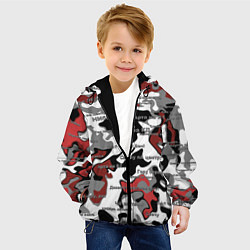 Куртка с капюшоном детская Фразы геймеров танкистов, цвет: 3D-черный — фото 2