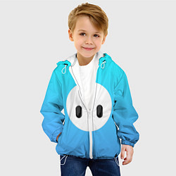 Куртка с капюшоном детская Fall Guy blue, цвет: 3D-белый — фото 2