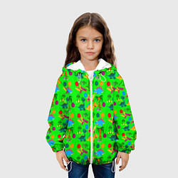 Куртка с капюшоном детская JURASSIC PERIOD, цвет: 3D-белый — фото 2