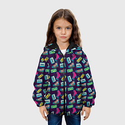 Куртка с капюшоном детская VINTAGE ITEMS, цвет: 3D-черный — фото 2