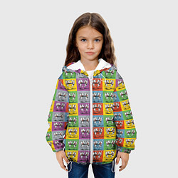 Куртка с капюшоном детская Игра Сuphead, цвет: 3D-белый — фото 2