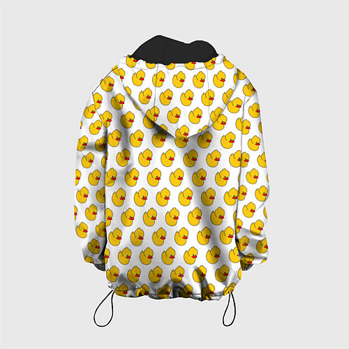 Детская куртка Ути белый / 3D-Черный – фото 2