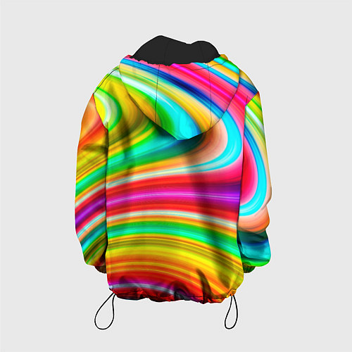 Детская куртка Rainbow colors / 3D-Черный – фото 2