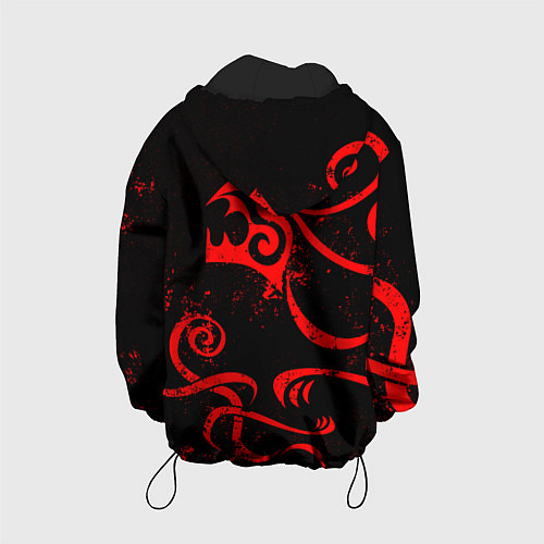 Детская куртка Кроссфит : дракон / 3D-Черный – фото 2