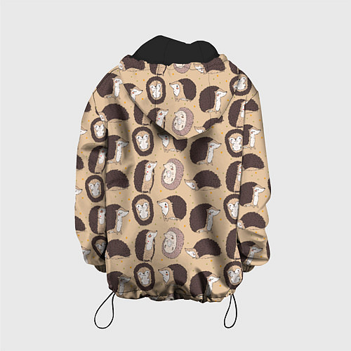 Детская куртка Charming hedgehogs / 3D-Черный – фото 2