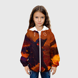 Куртка с капюшоном детская Берсерк Гатс Прорыв Через Огнь, цвет: 3D-белый — фото 2