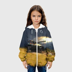 Куртка с капюшоном детская Танк Е100, цвет: 3D-белый — фото 2