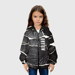 Куртка с капюшоном детская Vanguard rags - Milano, цвет: 3D-черный — фото 2