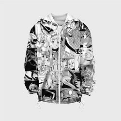 Куртка с капюшоном детская Да я паук и что с того pattern, цвет: 3D-белый