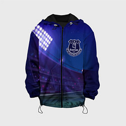 Куртка с капюшоном детская Everton ночное поле, цвет: 3D-черный