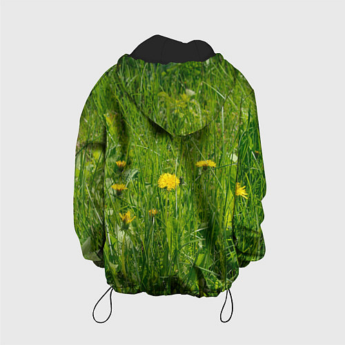 Детская куртка Солнечные одуванчики / 3D-Черный – фото 2
