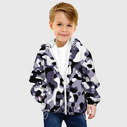 Куртка с капюшоном детская Камуфляж Common City, цвет: 3D-белый — фото 2