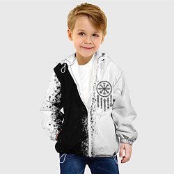Куртка с капюшоном детская Северный компас Вегвизир, цвет: 3D-белый — фото 2