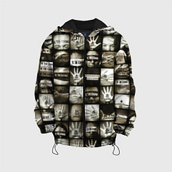 Куртка с капюшоном детская TFK Be the change - Remixes, цвет: 3D-черный