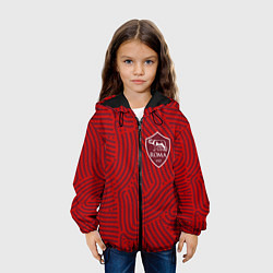 Куртка с капюшоном детская Roma отпечатки, цвет: 3D-черный — фото 2