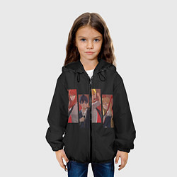 Куртка с капюшоном детская Chainsaw man squad, цвет: 3D-черный — фото 2