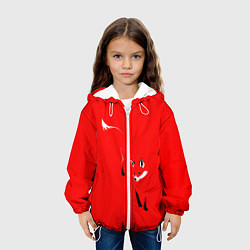 Куртка с капюшоном детская Красная лиса, цвет: 3D-белый — фото 2