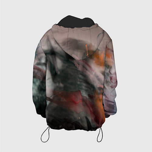 Детская куртка Темнота, тени и краски / 3D-Черный – фото 2