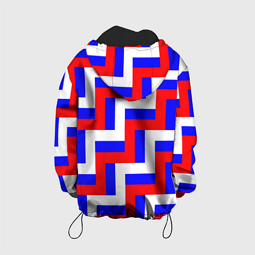Детская куртка Плетение триколор / 3D-Черный – фото 2