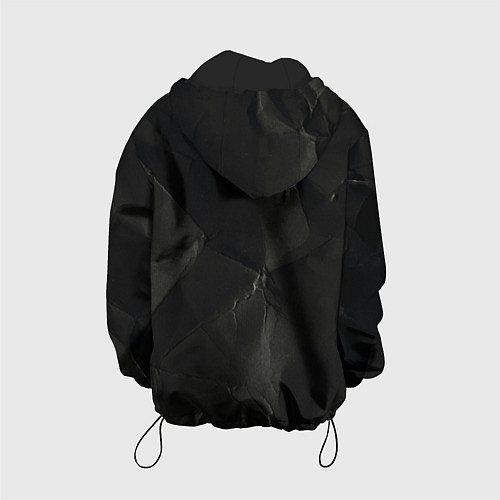 Детская куртка Эффект мятой бумаги / 3D-Черный – фото 2