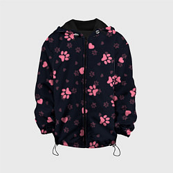 Детская куртка Лапки котиков