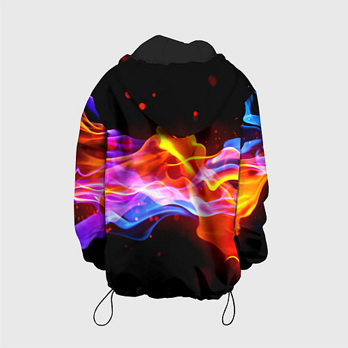 Детская куртка Битвы огней волны / 3D-Черный – фото 2