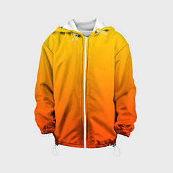 Куртка с капюшоном детская Жаркий день, цвет: 3D-белый