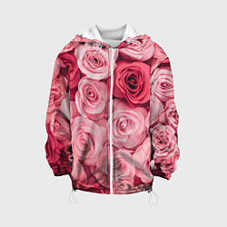 Детская куртка Чайная пыльная роза - нежно розовый цветок