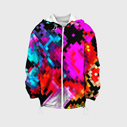 Детская куртка Pixel neon mosaic