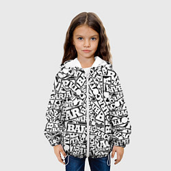 Куртка с капюшоном детская Baracota Stickers, цвет: 3D-белый — фото 2