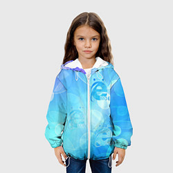 Куртка с капюшоном детская Ё-Моё интернет эксплорер, цвет: 3D-белый — фото 2