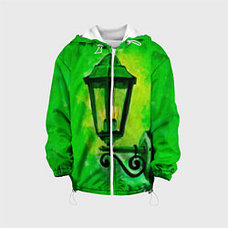 Детская куртка Уличный зелёный фонарь