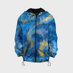 Куртка с капюшоном детская Blue style, цвет: 3D-черный