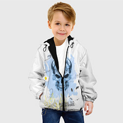Куртка с капюшоном детская Вдохновляй, цвет: 3D-черный — фото 2