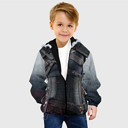 Куртка с капюшоном детская Броня Геральта, цвет: 3D-черный — фото 2