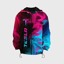 Детская куртка Tesla - neon gradient: по-вертикали