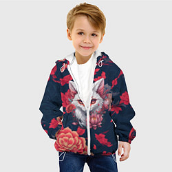 Куртка с капюшоном детская Братец лис, цвет: 3D-белый — фото 2